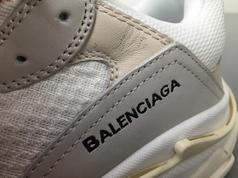白灰做旧正确版复古巴黎世家运动鞋balenciagatriples