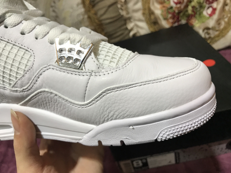 【大黑鞋】aj4白银 air jordan 4 retro "pure money"